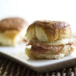 mini ham sandwich