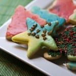 decorated butter cookies