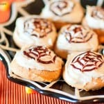 pumpkin-cookies-with-caramel-frosting