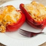 mexican chicken stuffed peppers
