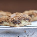 hot fudge peanut butter bars