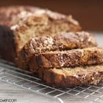 hot fudge and peanut butter banana bread