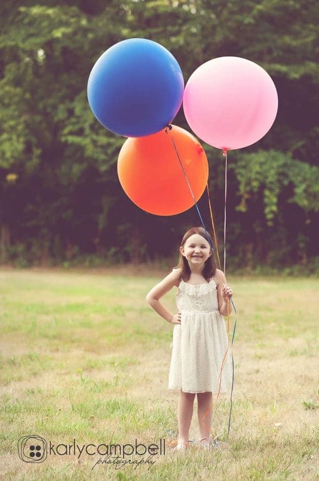 Balloons! So creative!