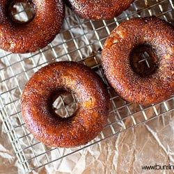 Brown Sugar Glazed Banana Donuts