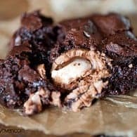 Cadbury Creme Egg Stuffed Brownies