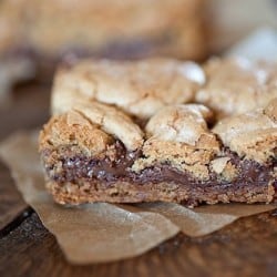 Nutella Cookie Bars Recipe