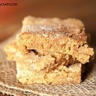 brown sugar snickerdoodle bars