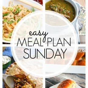 An easy weekly meal plan full of family favorite recipes!