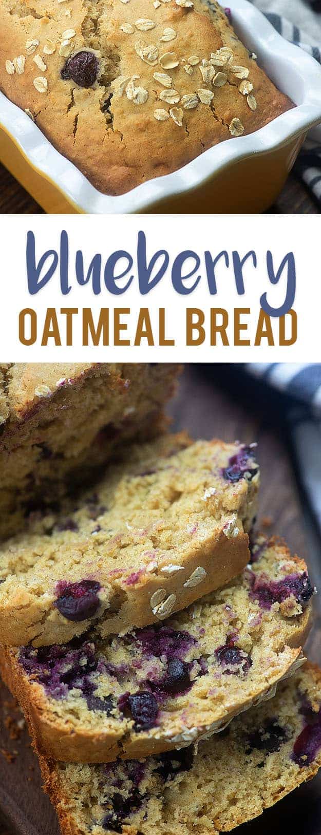 oatmeal bread with blueberries