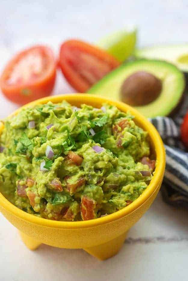 Homemade Guacamole Dip