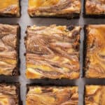 Brownies swirled with cheesecake.