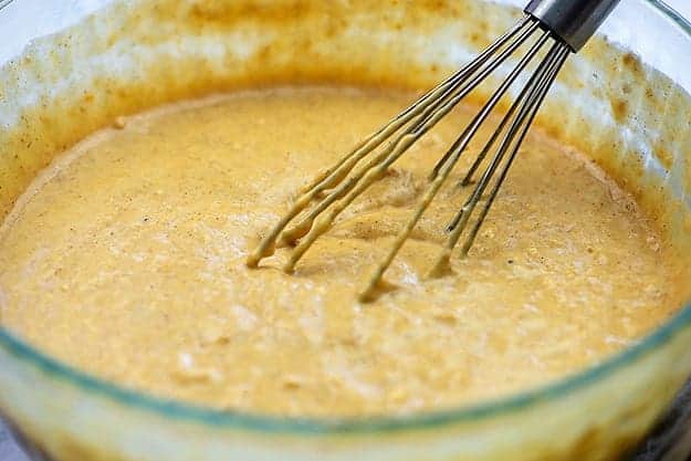 pumpkin pancake batter