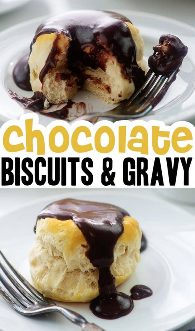 chocolate gravy photo collage