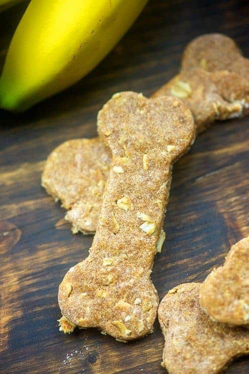cooked homemade peanut butter dog treats