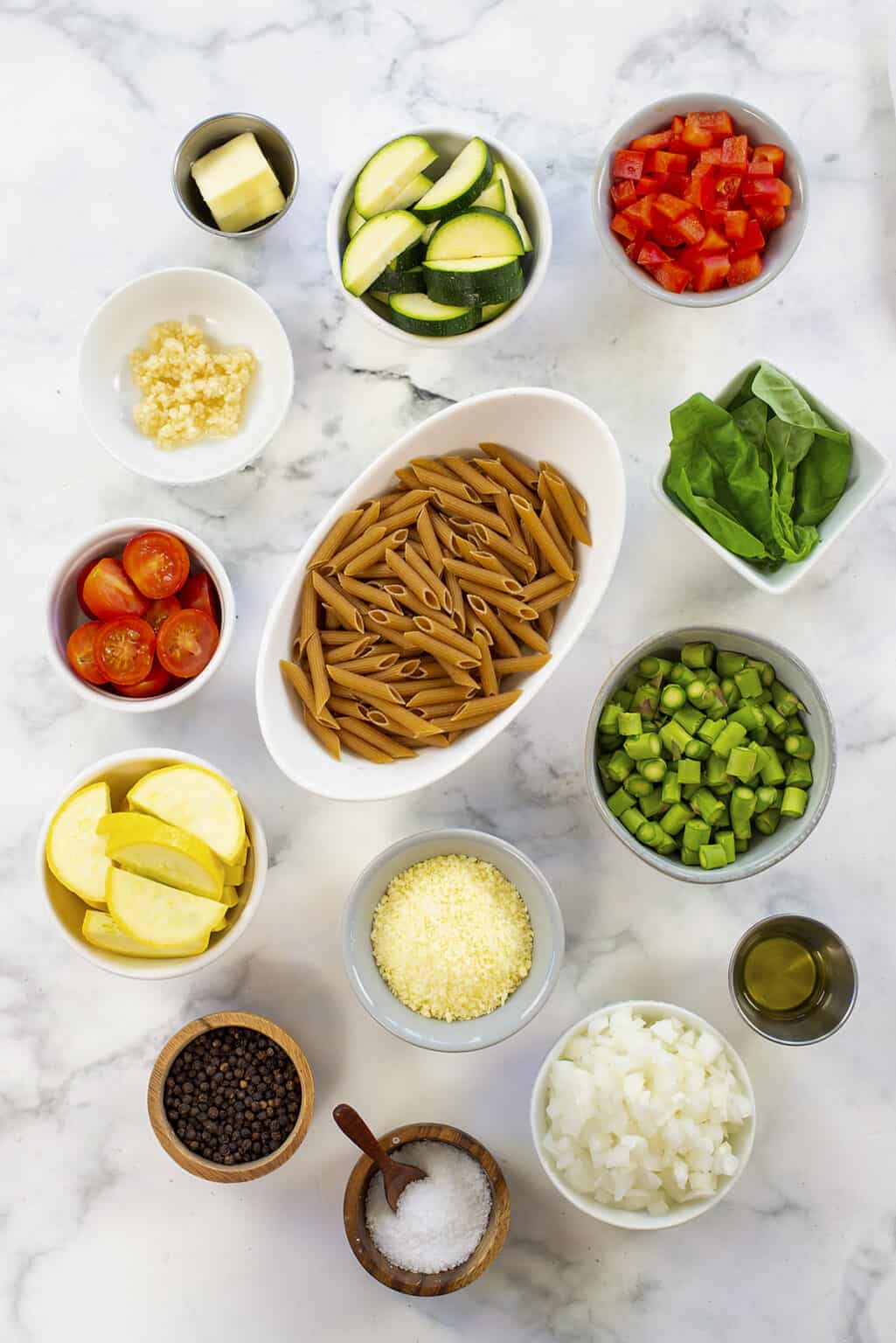 Whole Grain Pasta With Vegetables Buns In My Oven