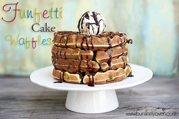 cake mix waffle recipe