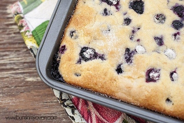 An overhead view of buttermilk blueberry 