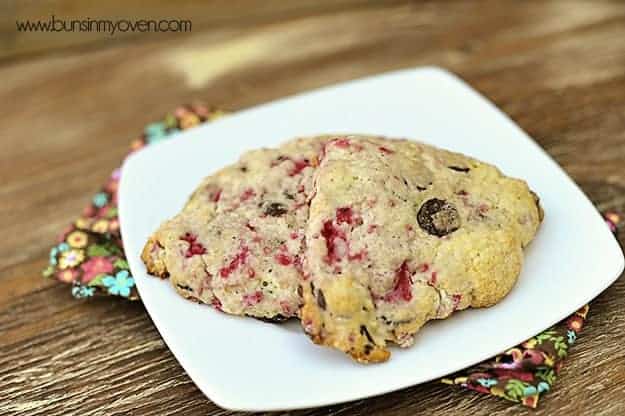 chocolate raspberry scones