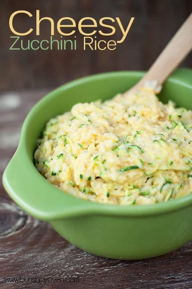 cheesy zucchini rice