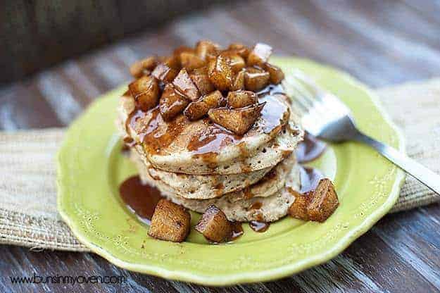 Caramel Apple Pancakes