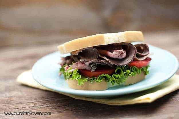 Homemade Deli Style Roast Beef