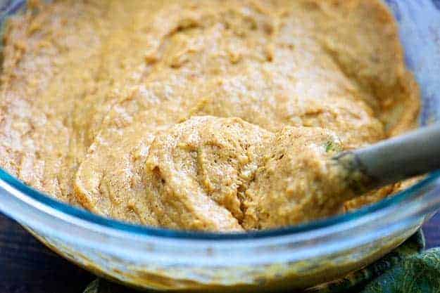 pumpkin muffin batter