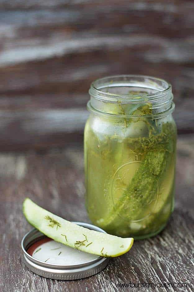 Easy Refrigerator Dill Pickles