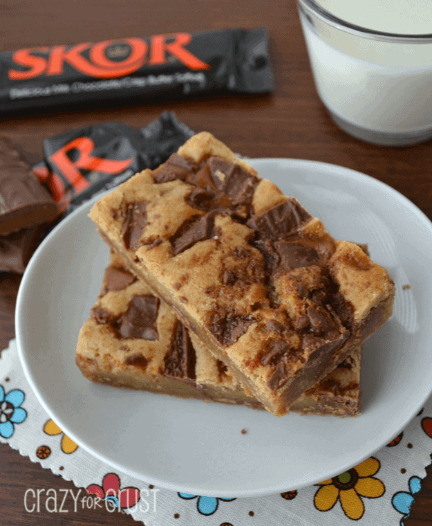 Toffee Blondies