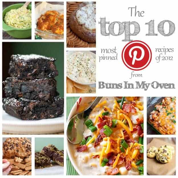 The top 10 most pinned recipes of 2012 from bunsinmyoven.com