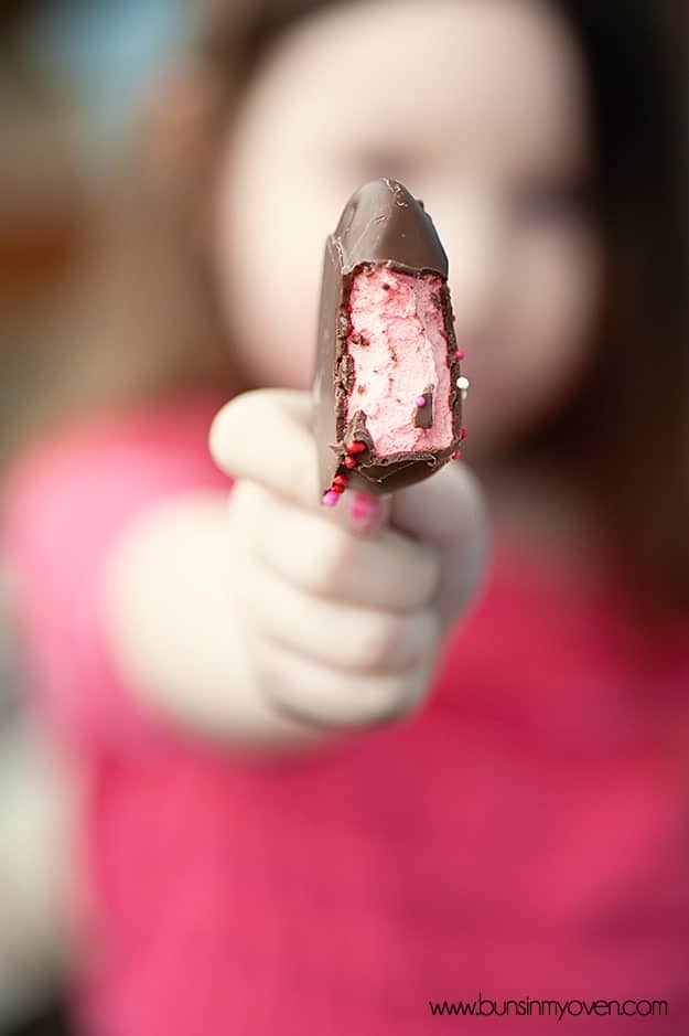 chocolate covered peeps hearts recipe