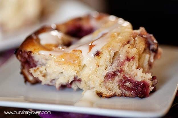 Raspberry Sweet Rolls recipe