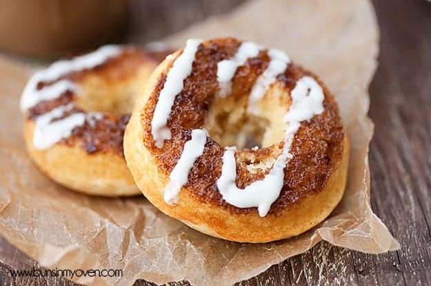 cinnamon roll baked donuts recipe