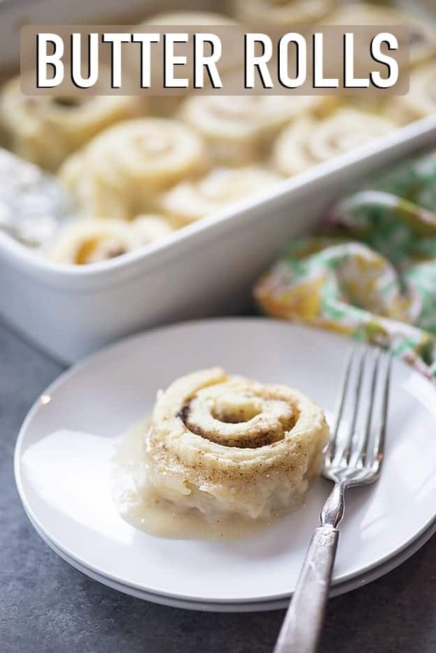 These old fashioned butter rolls are similar to a cinnamon roll, but with more of a pie crust texture. They're baked in a sweet milk sauce.