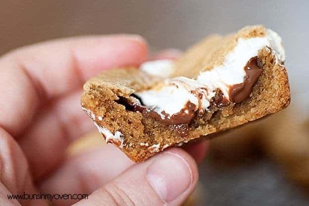 Peanut Butter S'mores Cookie Cups recipe