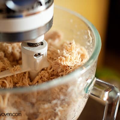 how to shred chicken in a stand mixer