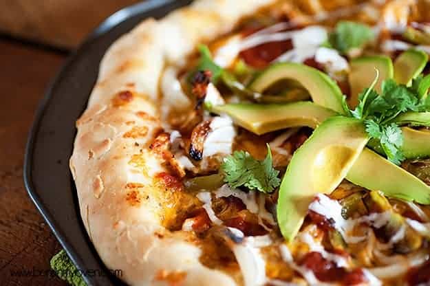 Tex-Mex Chicken Fajita Pizza — Buns In My Oven