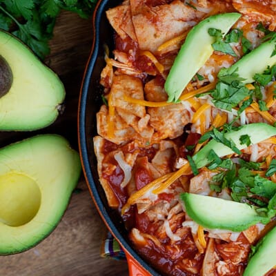 chicken enchilada skillet recipe