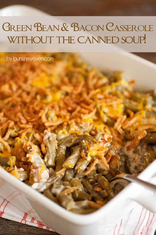 Green Bean Casserole - without the soup!