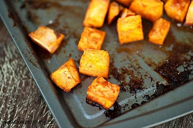Honey Cinnamon Roasted Sweet Potatoes recipe