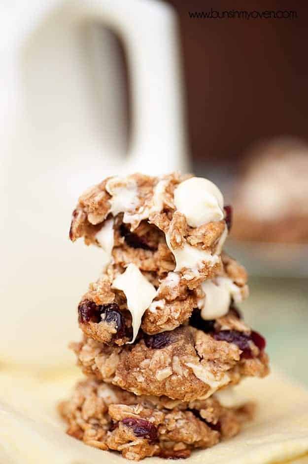 oatmeal cranberry breakfast cookies