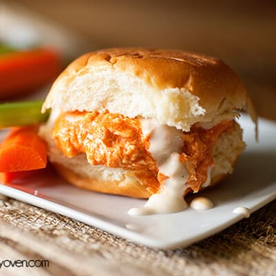 pulled buffalo chicken sandwiches recipe