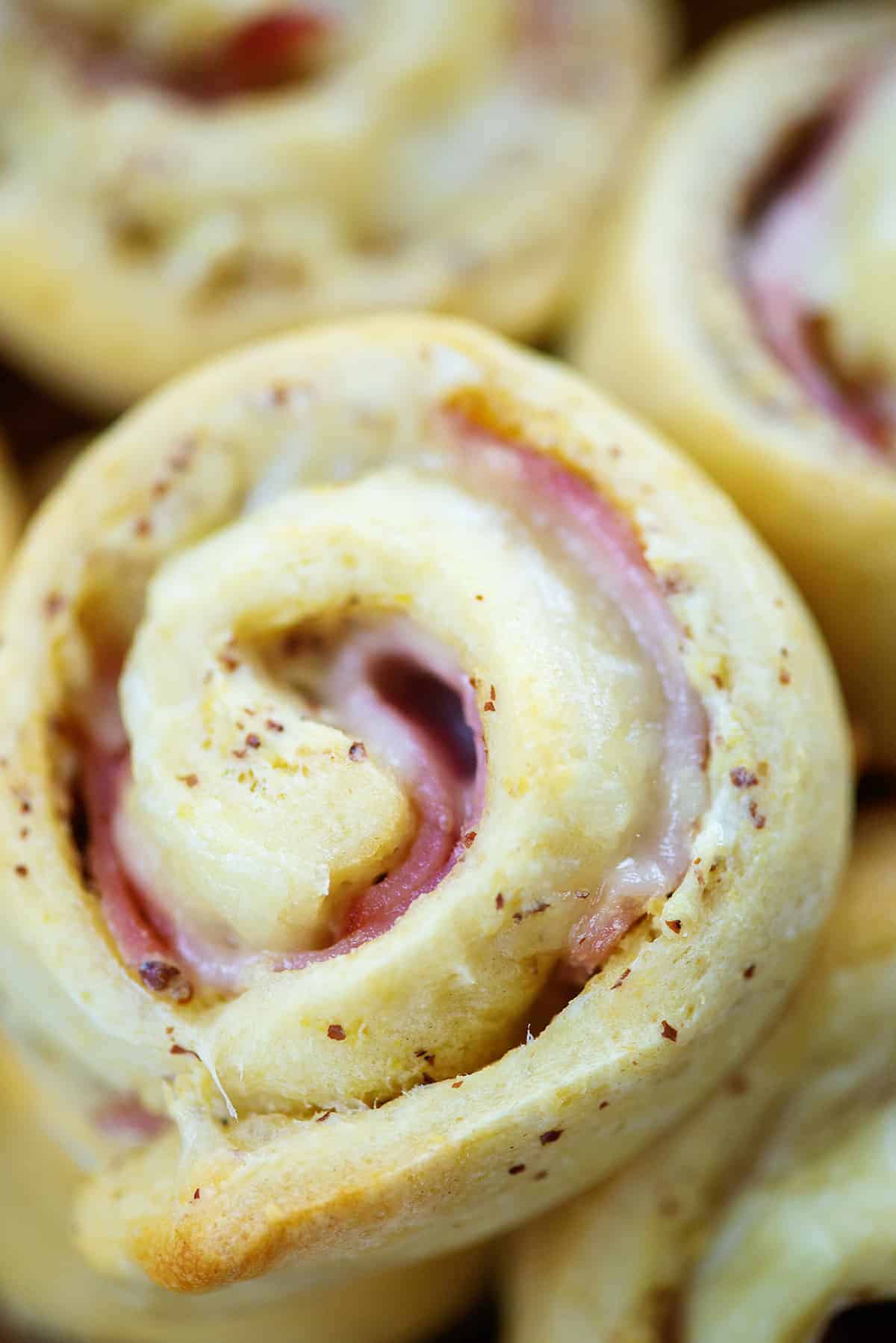 Ham and Cheese Pinwheels - My Incredible Recipes