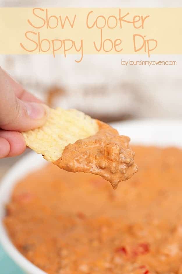 slow cooker sloppy joe dip recipe