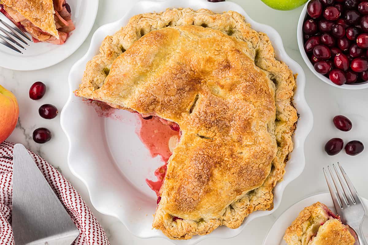 Apple Cranberry Pie