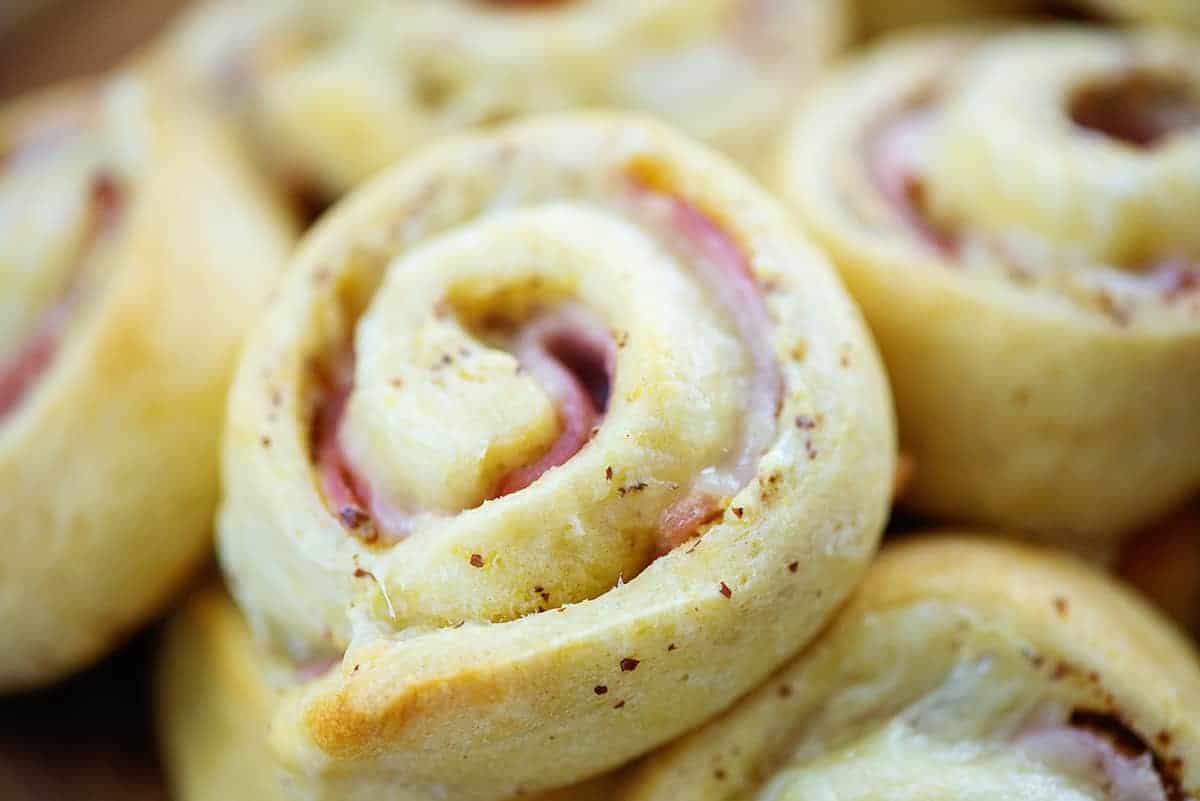 Ham and Swiss Pinwheels