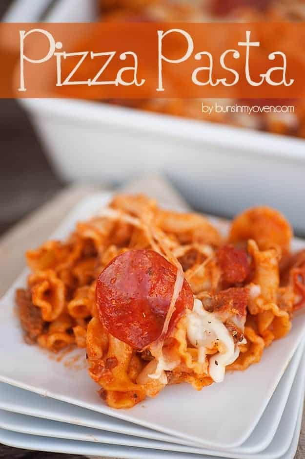 A new take on pizza night! Pizza pasta that your whole family will love!
