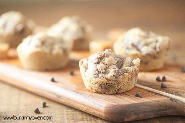Salted Caramel Browned Butter Cookie Cups