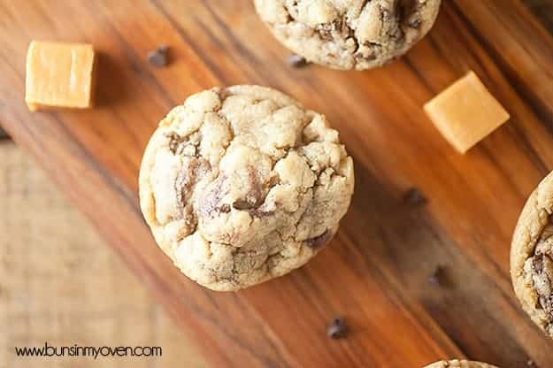 Molten Caramel Cookie Cups