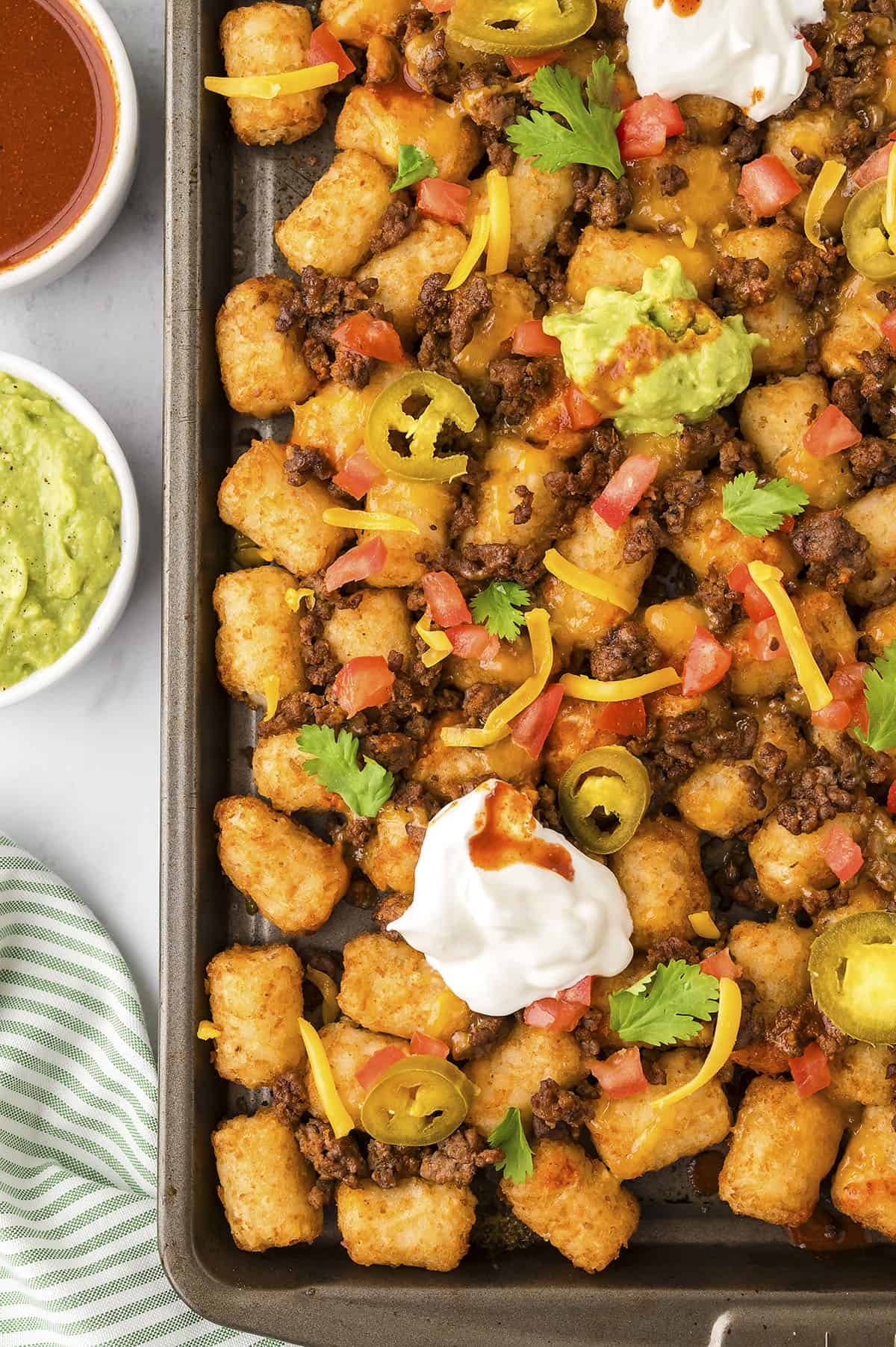 Tater Tot Nachos - an easy summer lunch that kids love!