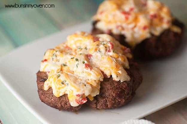 Pimento Cheeseburger with Fried Jalapenos — Buns In My Oven